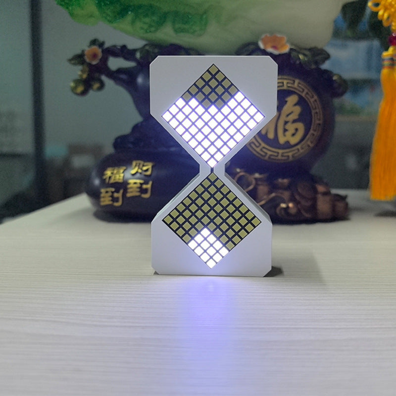 Cyber-style LED electronic sand timer: gravity-sensing