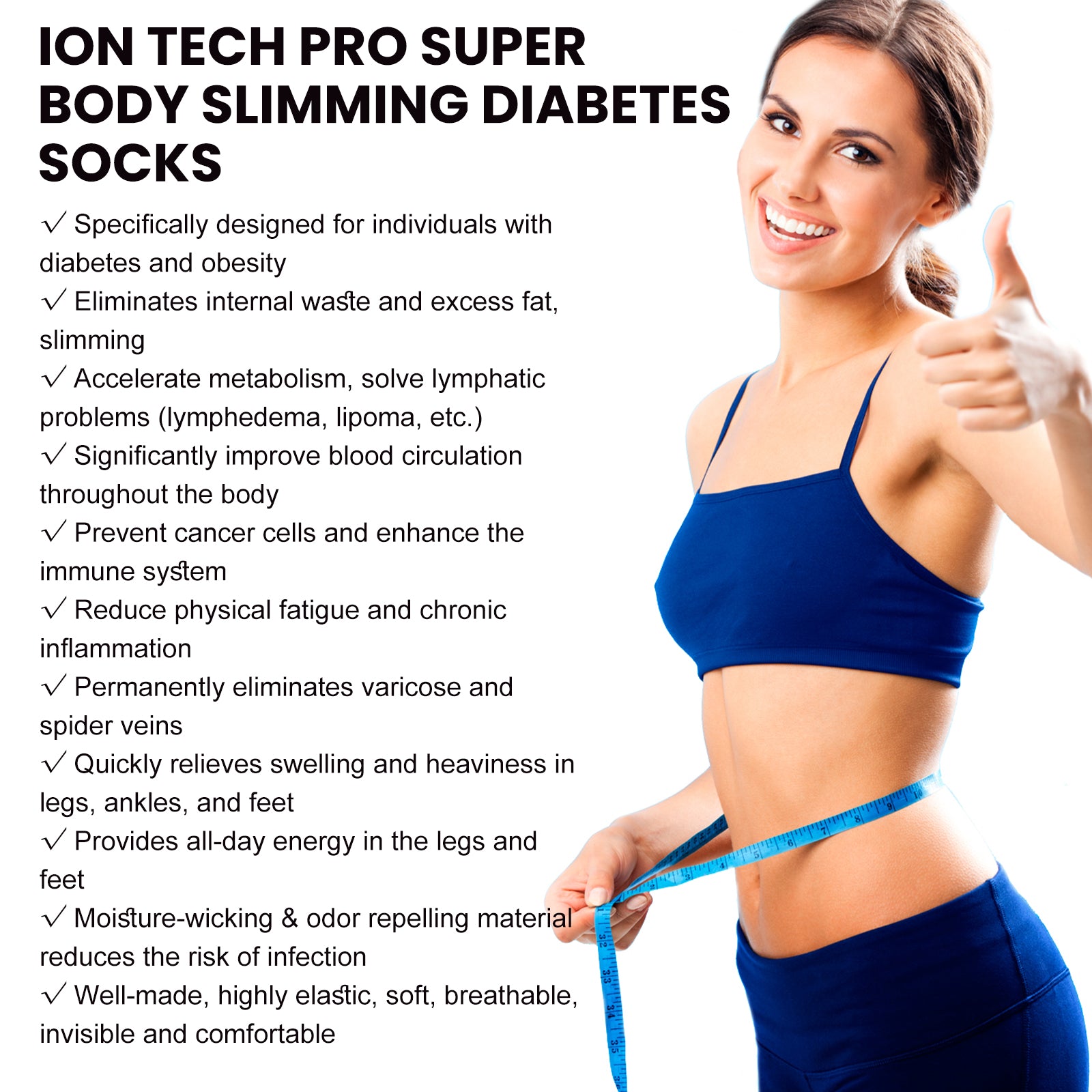 Lon Tech Pro Super Body Slimming Diabetes Socks