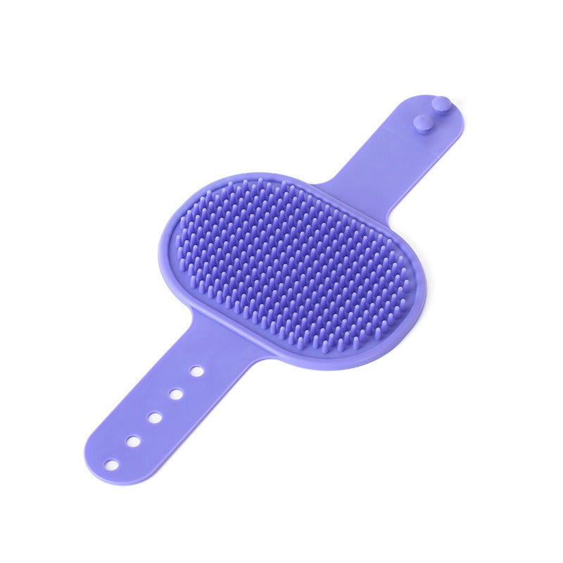 Adjustable cleaning silicone product for cats and dogs pet massage