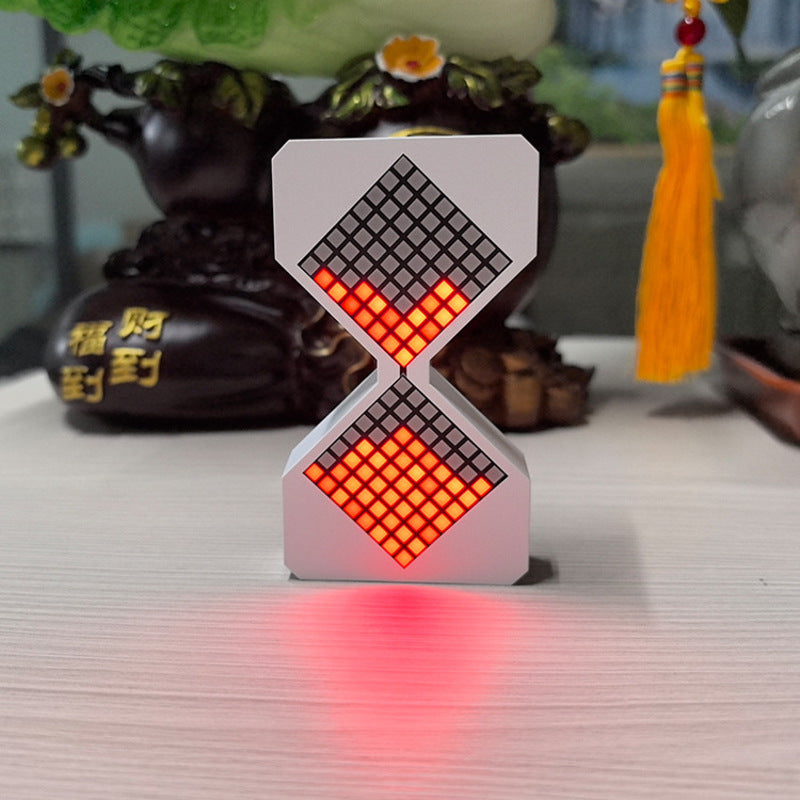 Cyber-style LED electronic sand timer: gravity-sensing