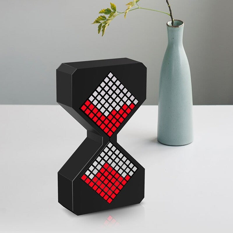 Cyber-style LED electronic sand timer: gravity-sensing