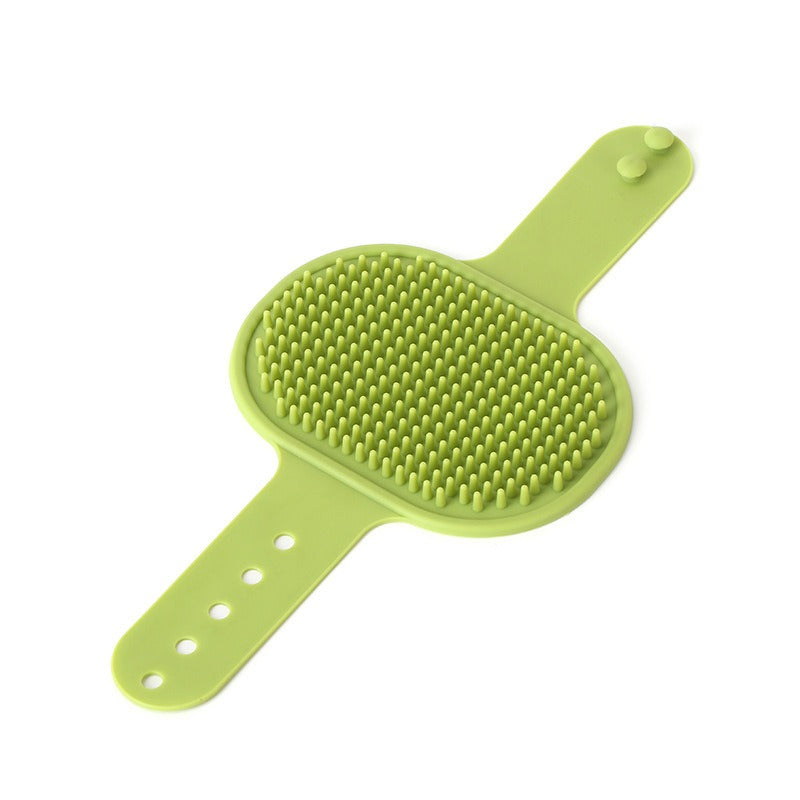 Adjustable cleaning silicone product for cats and dogs pet massage 