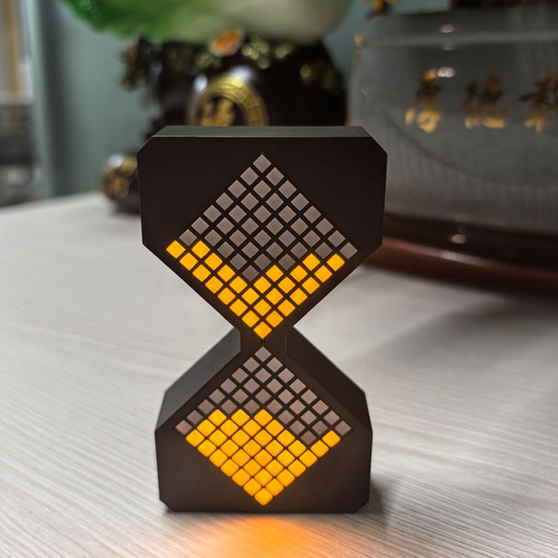 Cyber-style LED electronic sand timer: gravity-sensing