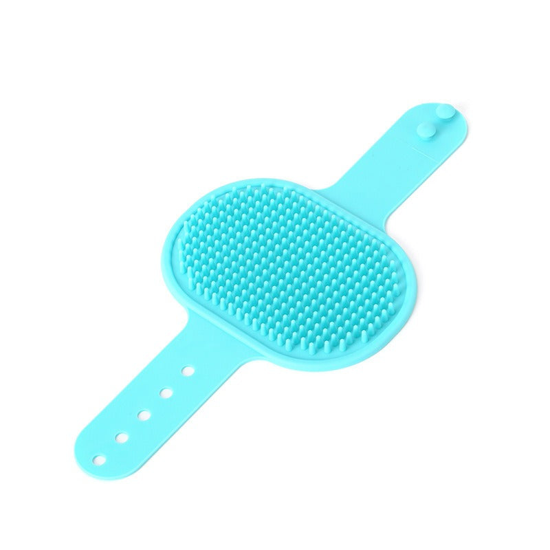 Adjustable cleaning silicone product for cats and dogs pet massage 